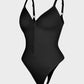 Seamless Zipper Front Thong Bodysuit: Sculpting, Breathable, All-Day Comfort Shapewear