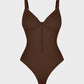 Seamless Zipper Front Thong Bodysuit: Sculpting, Breathable, All-Day Comfort Shapewear