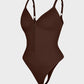 Seamless Zipper Front Thong Bodysuit: Sculpting, Breathable, All-Day Comfort Shapewear