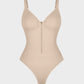 Seamless Zipper Front Thong Bodysuit: Sculpting, Breathable, All-Day Comfort Shapewear