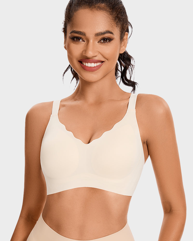 Wireless Comfort Smoothing Push-Up Bra for Seamless Support & Natural Lift