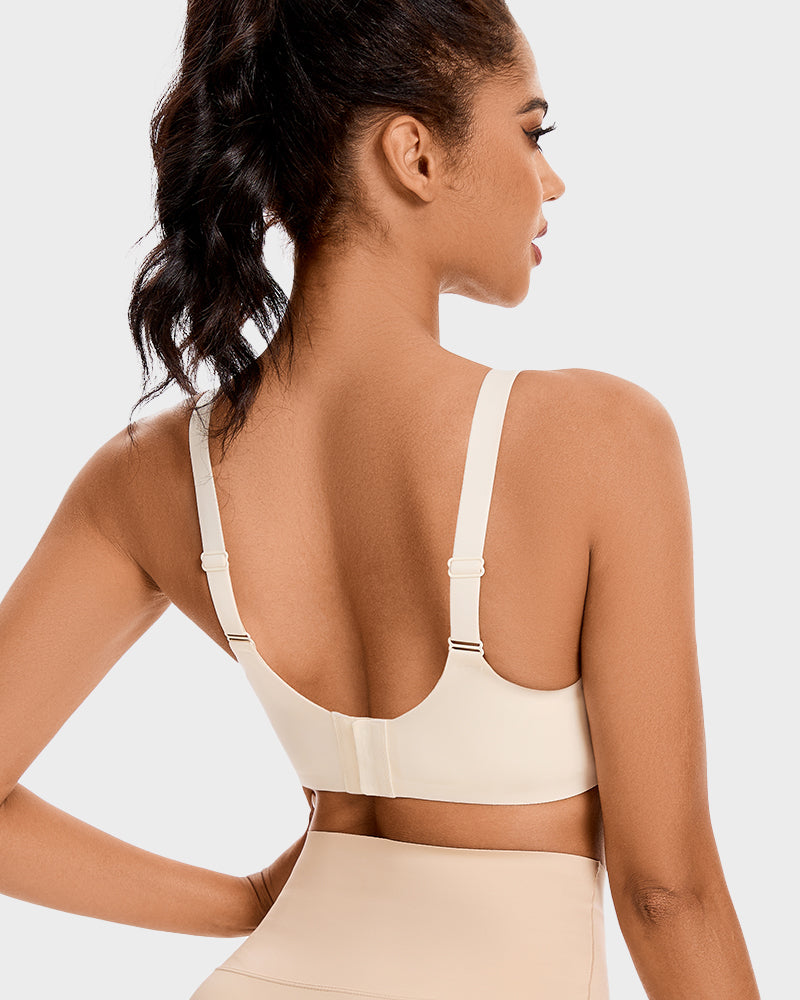 Wireless Seamless Comfort Smoothing Push-Up Bra for Everyday Invisible Support