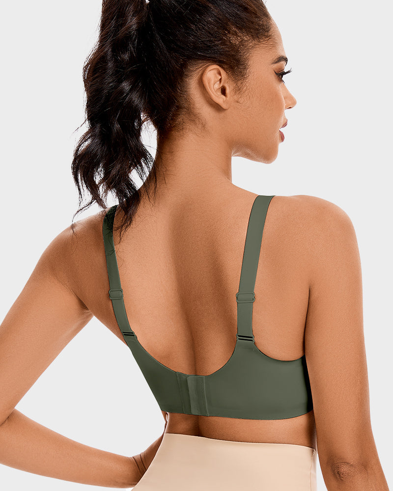 Wireless Seamless Comfort Smoothing Push-Up Bra for Everyday Invisible Support