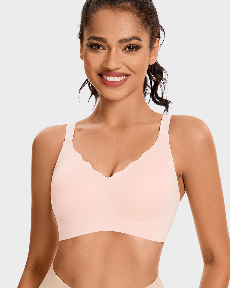 Wireless Comfort Smoothing Push-Up Bra for Seamless Support & Natural Lift