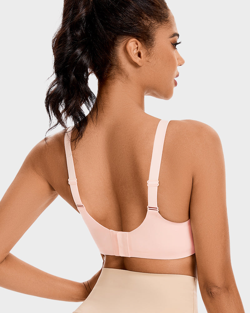Wireless Seamless Comfort Smoothing Push-Up Bra for Everyday Invisible Support