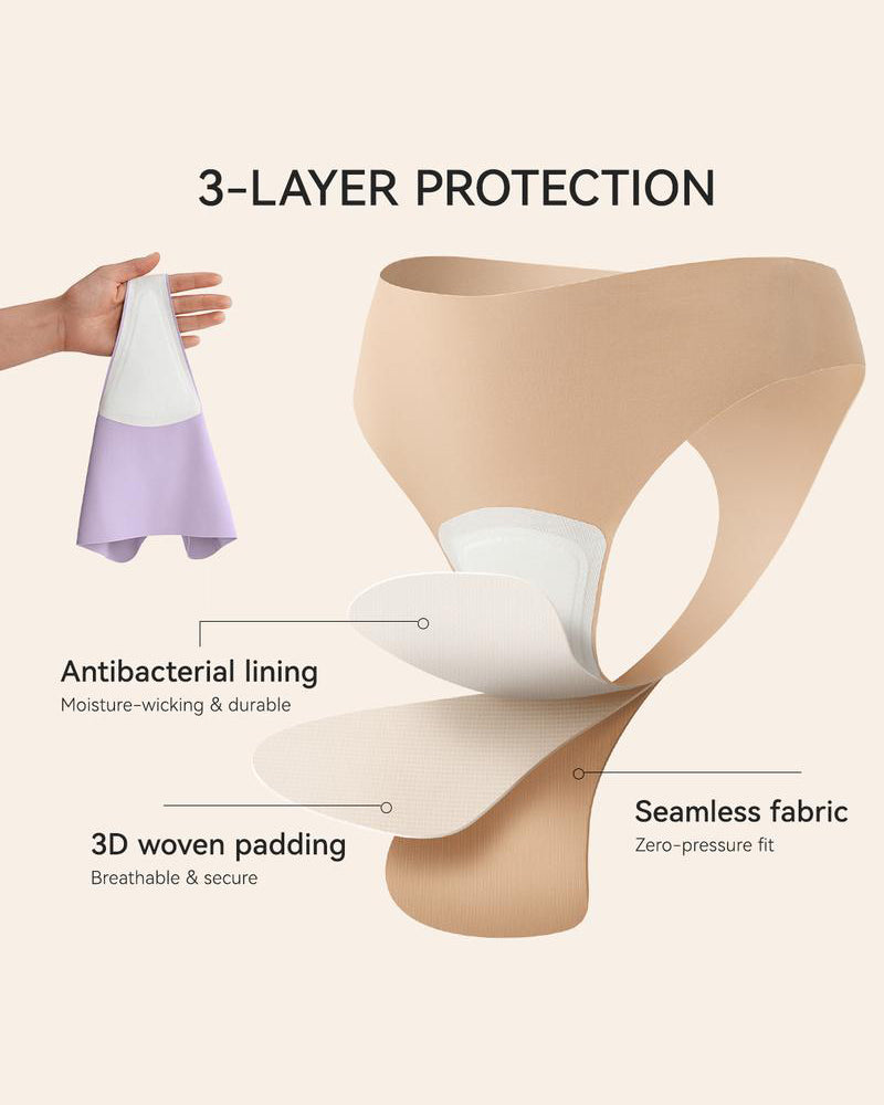 5-Pack Seamless Invisible Cotton Comfort Thongs for Everyday Wear