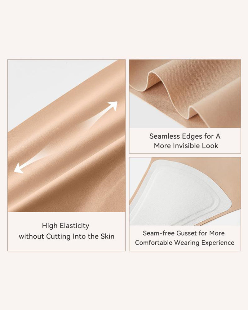 Seamless Cotton No-Show G-String Thongs 5-Pack Invisible Underwear