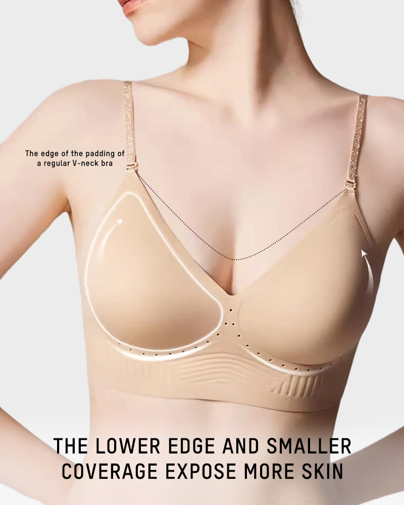 Invisible Deep V Low Back Convertible Multiway Bra for Backless Outfits