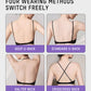 Invisible Deep V Low Back Convertible Multiway Bra for Backless Outfits
