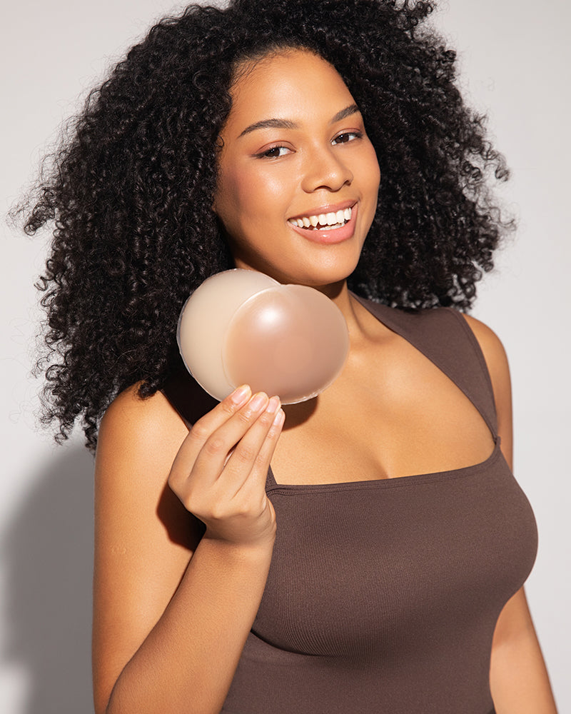 Invisible Reusable Seamless Silicone Nipple Covers for Smooth Look (2 Pairs)