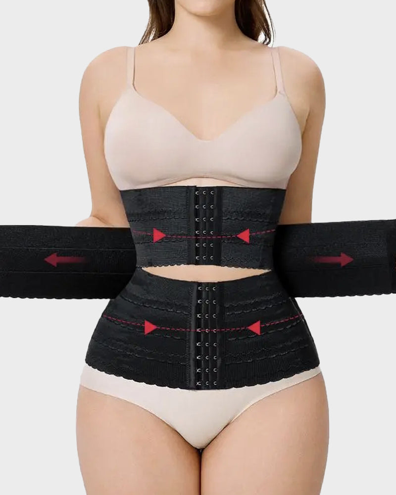Segmented Steel Bone Waist Trainer Corset for Tummy Control, Posture, Shaping