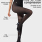 Chic Semi-Sheer Black Polka Dot High-Waist Tights for Elegant Everyday Style