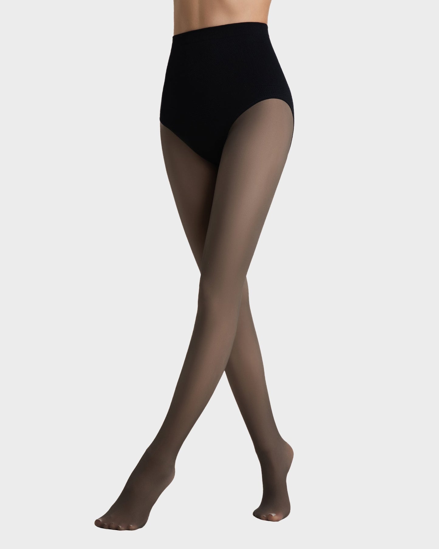 Luxurious Semi-Sheer High-Waist Shaping Tights: Thin, Fleece-Lined, Comfortable, & Stylish