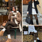 Warm Fleece-Lined Tights: Faux Sheer, Slimming, Single Seam Winter Hosiery