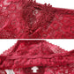 Charming Floral Lace Cut-Out Thong Panties - Delightful Multipack Underwear