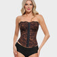 Fierce Leopard Print Shaping Corset Top with Tummy Control & Detachable Straps