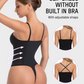 Seamless All-in-One Shaping Bodysuit Thong for Women, Tummy Control