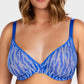Chic Sheer Zebra Mesh Unlined Underwire Bra for Daring Everyday Style