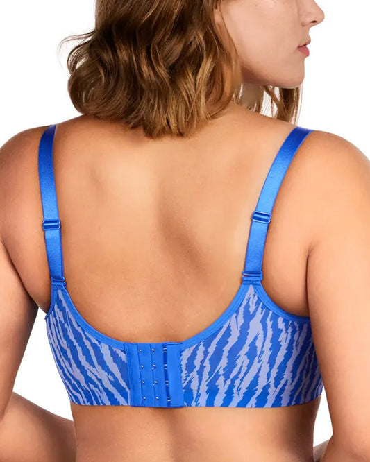 Chic Sheer Zebra Mesh Unlined Underwire Bra for Daring Everyday Style