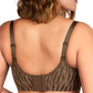 Chic Sheer Zebra Mesh Unlined Underwire Bra for Daring Everyday Style