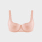 Shimmer Lightly Padded Balconette Bra, Comfortable Underwire Everyday Support for Women