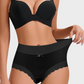 Silky High-Waist Seamless Scalloped Briefs 6-Pack - Breathable Comfort Underwear