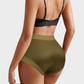 Silky High-Waist Seamless Scalloped Briefs 6-Pack - Breathable Comfort Underwear