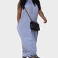 Comfy Sleeveless Hoodie Maxi Dress with Pockets - Relaxed Fit, Chic Summer Style