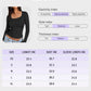 Y2K Slim-Fit Square-Neck Long-Sleeve Crop Top: Buttery Soft & Flattering