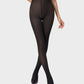 Comfortable Slimming Semi-Sheer Black Tights - High Elasticity, Durable Hosiery