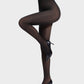 Comfortable Slimming Semi-Sheer Black Tights - High Elasticity, Durable Hosiery