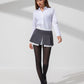 Comfortable Slimming Semi-Sheer Black Tights - High Elasticity, Durable Hosiery