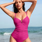 Smart Sculpt U-Ring Cutout Shaping One-Piece Swimsuit for Effortless Beach Style