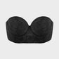 Smooth Lace Longline Strapless Underwire Bra: Ultimate Support & Invisible Comfort