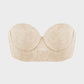 Smooth Lace Longline Strapless Underwire Bra: Ultimate Support & Invisible Comfort