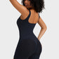 Comfortable Snap Button Shaping Shorts Bodysuit for Women's Tummy Control