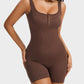 Comfortable Snap Button Shaping Shorts Bodysuit for Women's Tummy Control