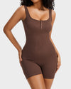 Comfortable Snap Button Shaping Shorts Bodysuit for Women's Tummy Control