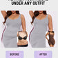 Comfortable Snap Button Shaping Shorts Bodysuit for Women's Tummy Control