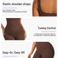 Comfortable Snap Button Shaping Shorts Bodysuit for Women's Tummy Control