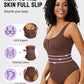 Comfortable Snap Button Triangle Shaping Bodysuit - Tummy Control & Everyday Style