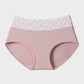 Soft Cotton High-Waist Panties 6-Pack: Charming Heart Print Briefs