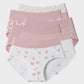 Soft Cotton High-Waist Panties 6-Pack: Charming Heart Print Briefs