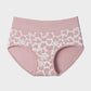 Soft Cotton High-Waist Panties 6-Pack: Charming Heart Print Briefs
