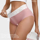 Soft Cotton High-Waist Panties 6-Pack: Charming Heart Print Briefs