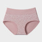 Soft Cotton High-Waist Panties 6-Pack: Charming Heart Print Briefs
