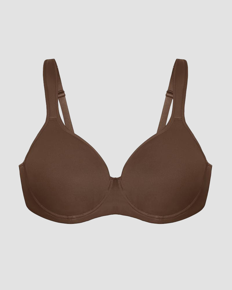 Comfortable Everyday Plus Size Full Coverage Unlined Minimizer Bra