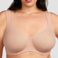Comfortable Everyday Plus Size Full Coverage Unlined Minimizer Bra