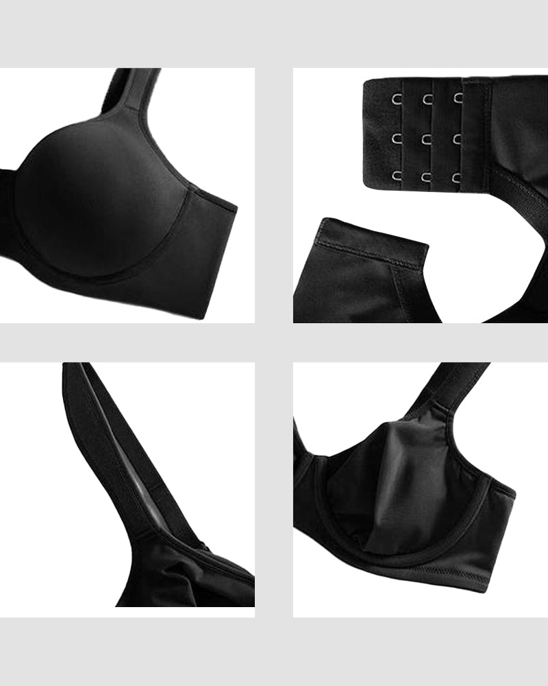 Comfortable Everyday Plus Size Full Coverage Unlined Minimizer Bra