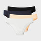 Ultimate Comfort 4-Pack Soft Breathable Low-Waist Cotton Briefs for Women